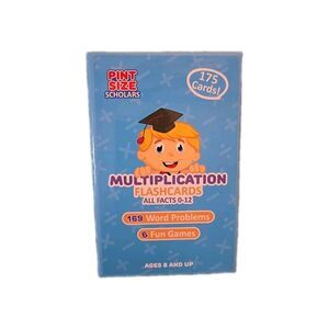 Multiplication Flashcards 175 Cards for Kids Math Learning Word Problems Games